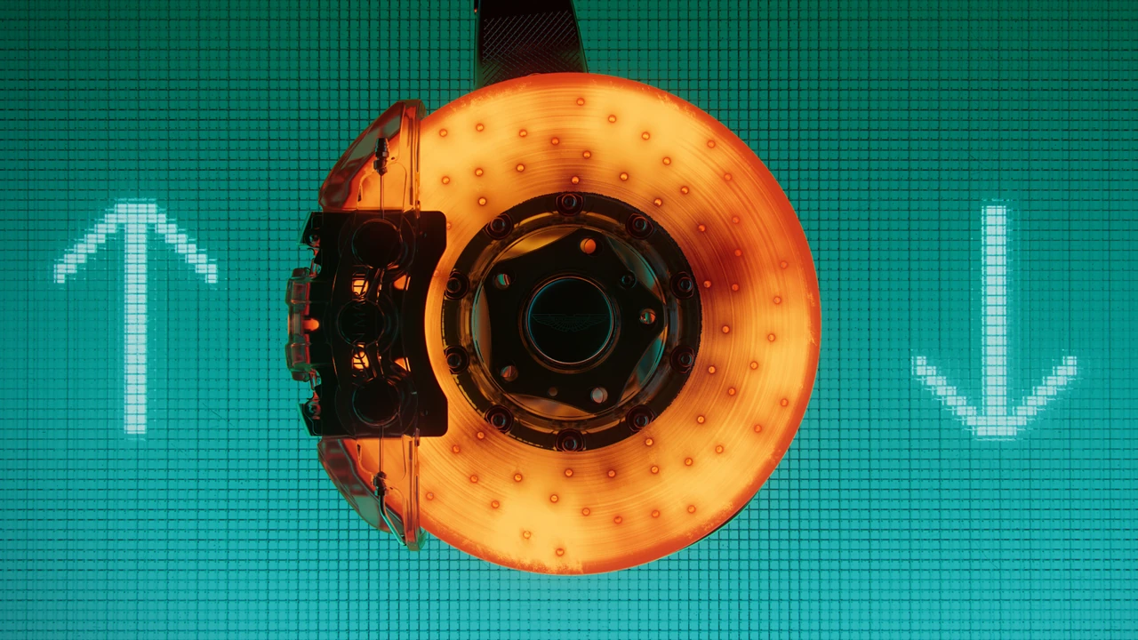 Aston Martin DBX707 heated brakes artwork