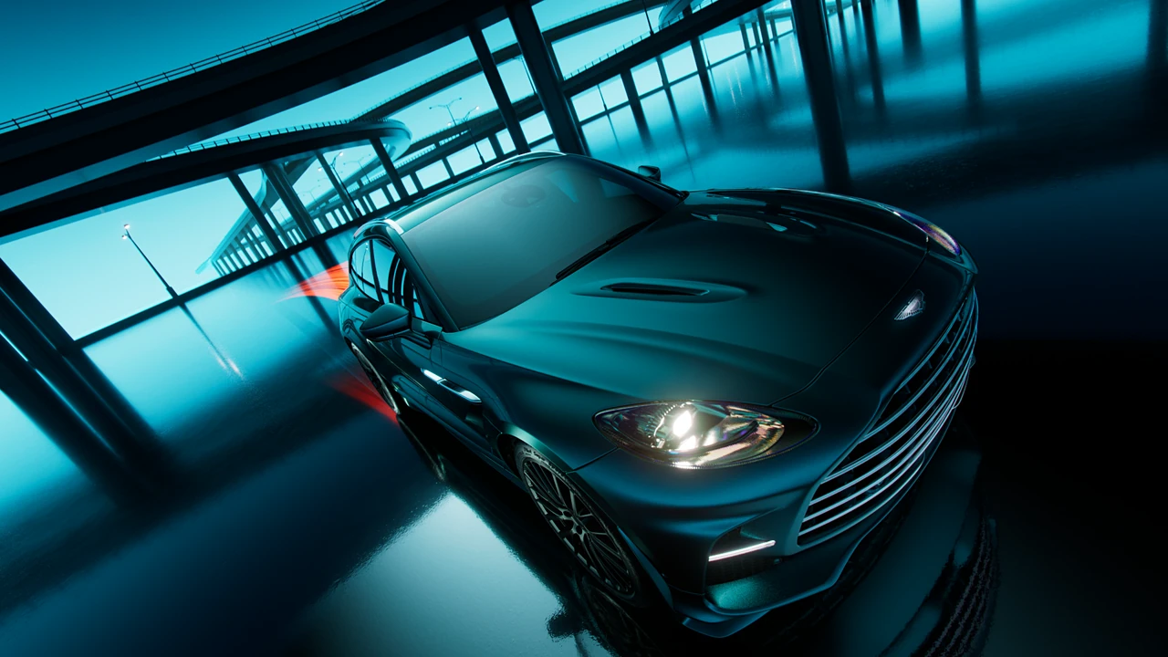 Aston Martin DBX707 suspension study one