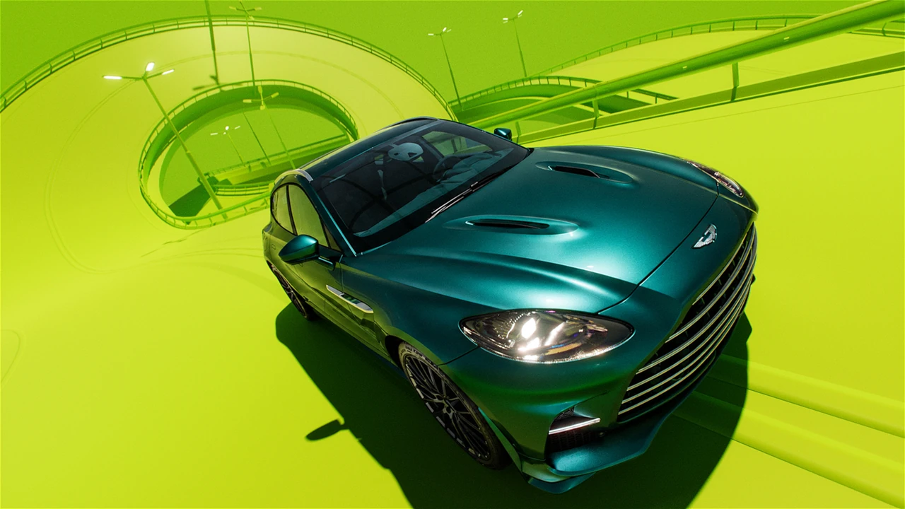 Aston Martin DBX707 suspension study three