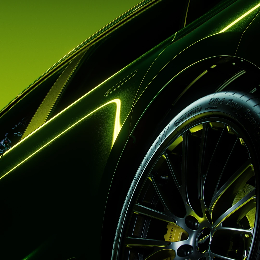 Aston Martin DBX707 undercarriage artwork