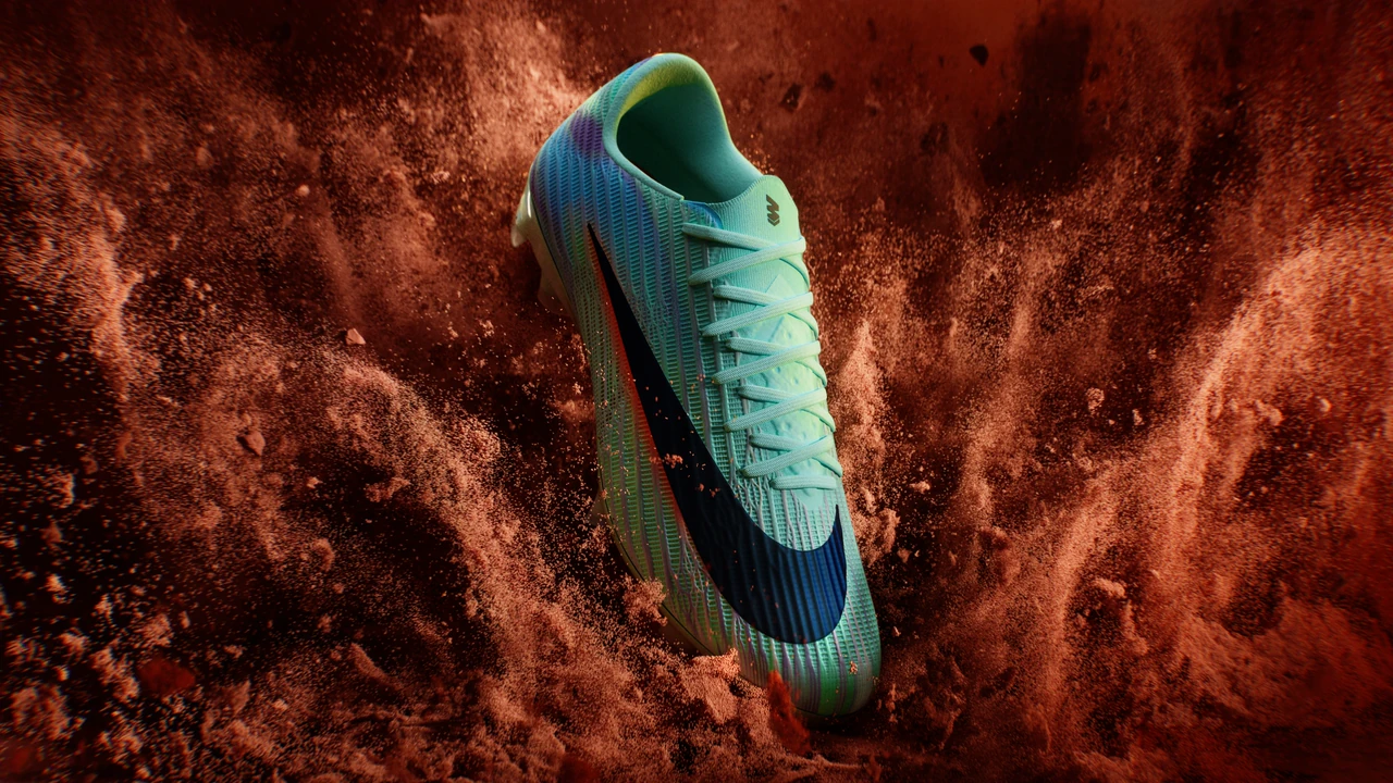 Nike x Sam Kerr boot explosion artwork