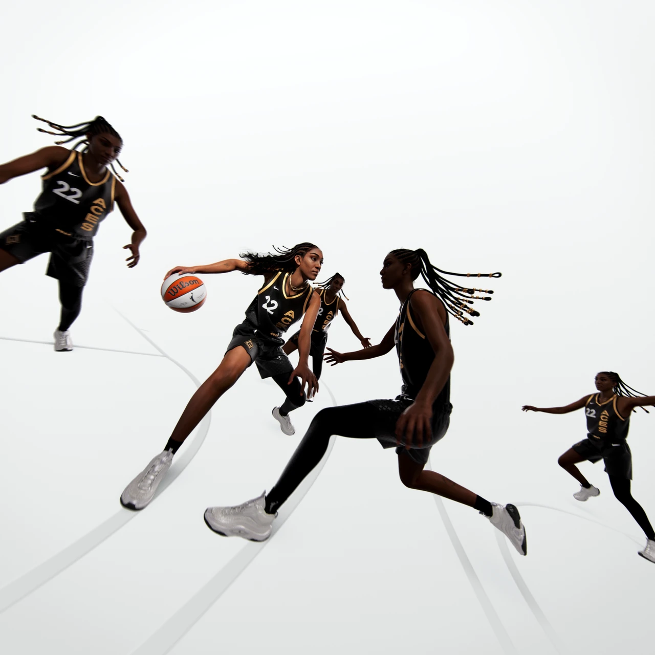 A'ja Wilson campaign artwork